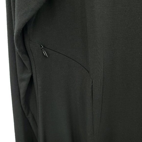 Betabrand Sweatshirt Travel Dress Silk/Modal Stretch M Black W0935-BK - Picture 11 of 16